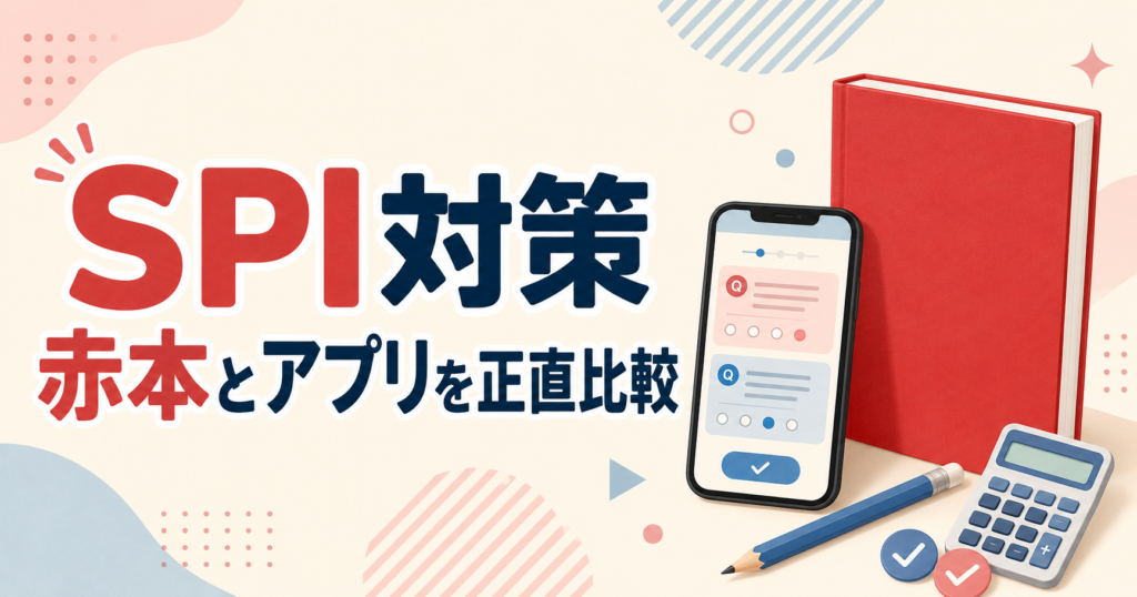 SPI赤本とSPI攻略アプリを実際に使った感想と比較